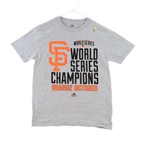 NWD MLB San Francisco Giants World Series Boys Short Sleeve T-shirt Sz M